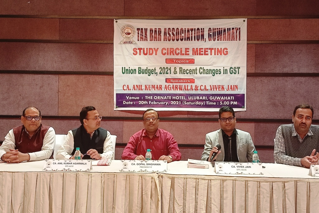 Study Circle Meeting on Union Budget, 2021 & Recent Changes in GST