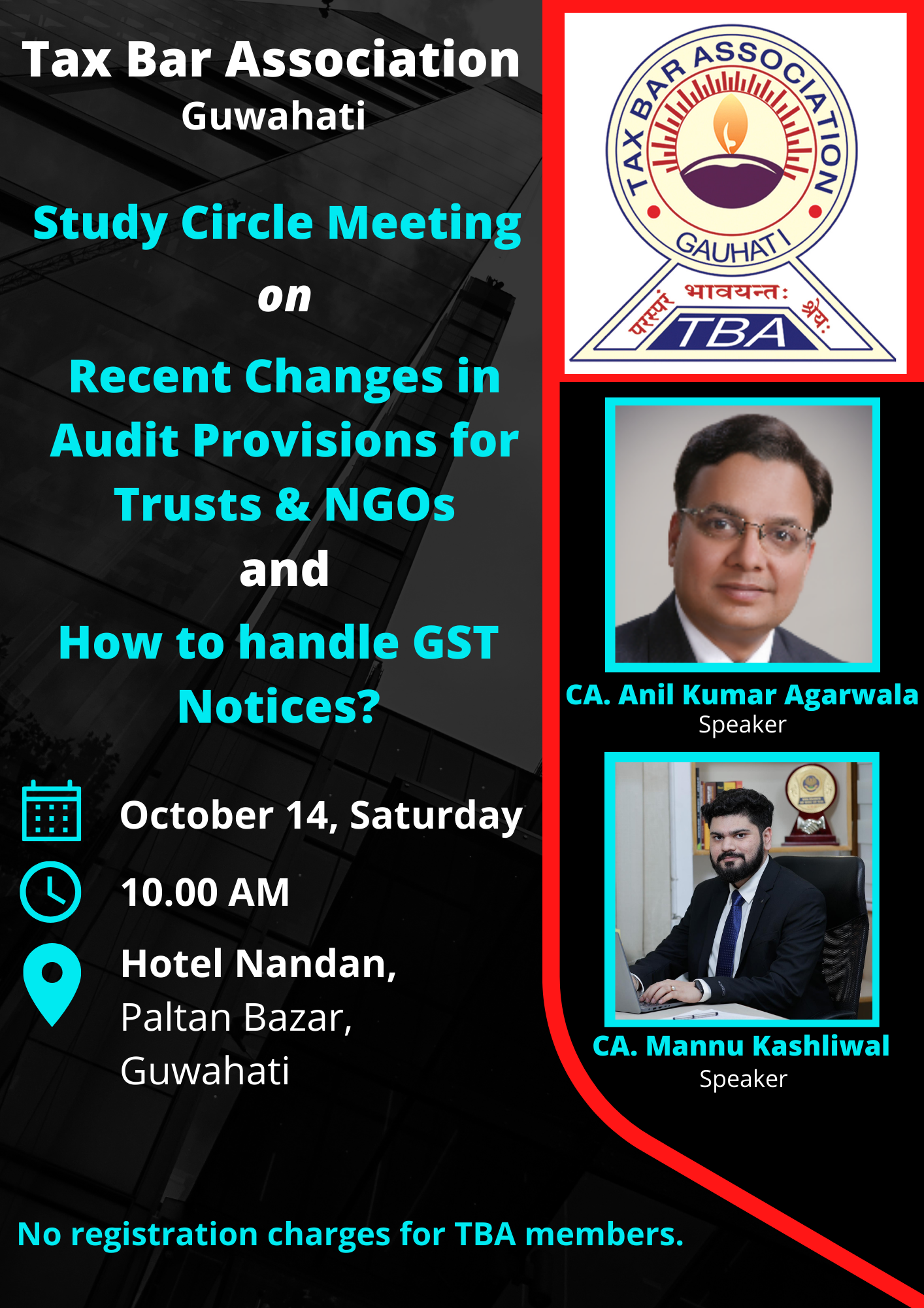 Study Circle Meeting on Income Tax & GST
