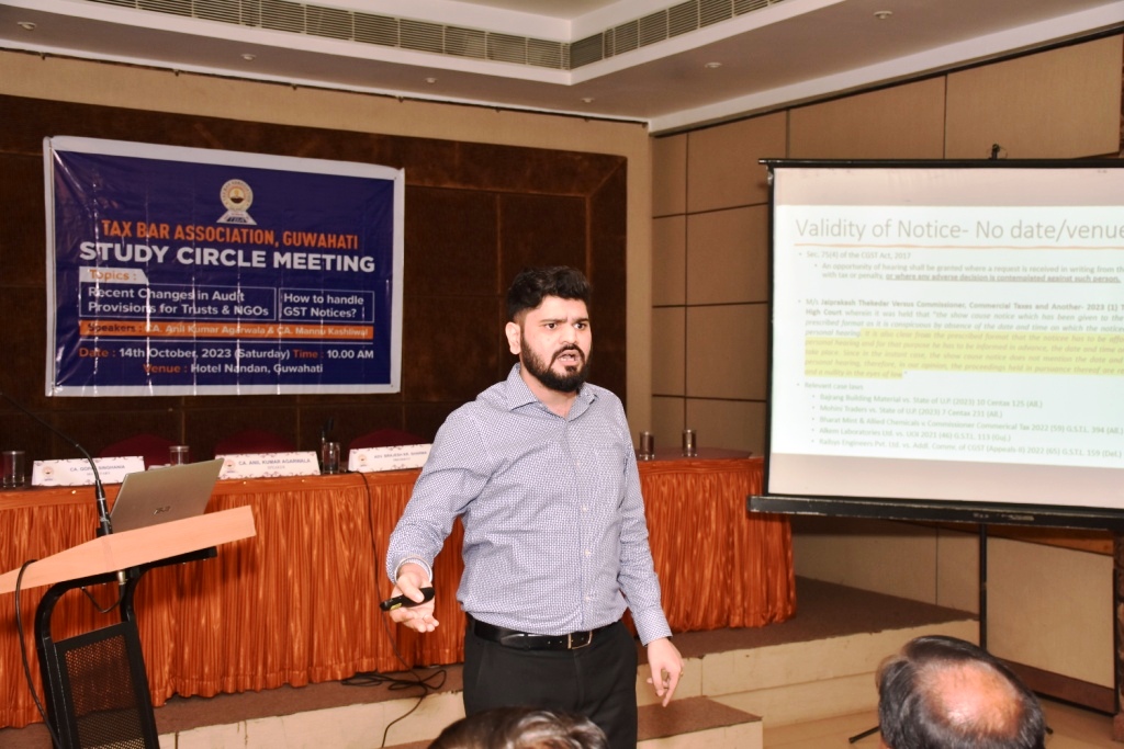 Study Circle Meeting on Income Tax & GST